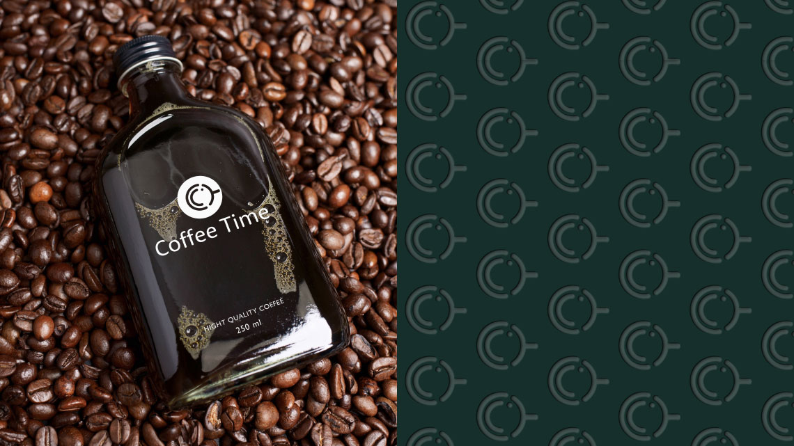 Огляд дизайну для бренду Coffe Time