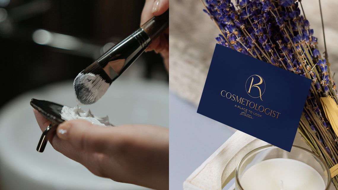Огляд дизайну для бренду Rose Cosmetologist