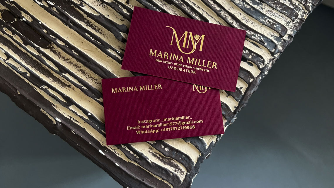Огляд дизайну для бренду Marina Miller