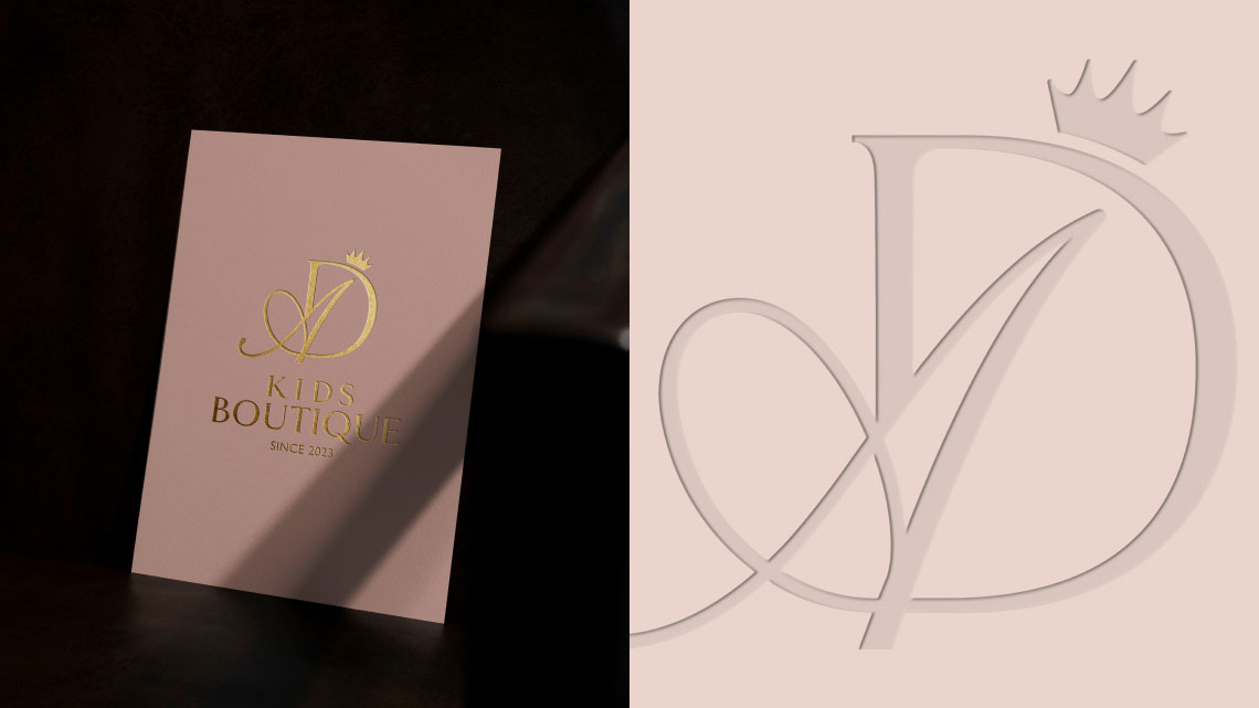 Огляд дизайну для бренду А&D Kids Boutique