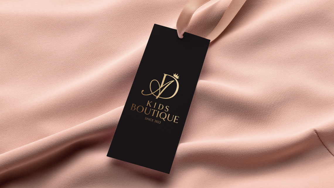 Огляд дизайну для бренду А&D Kids Boutique
