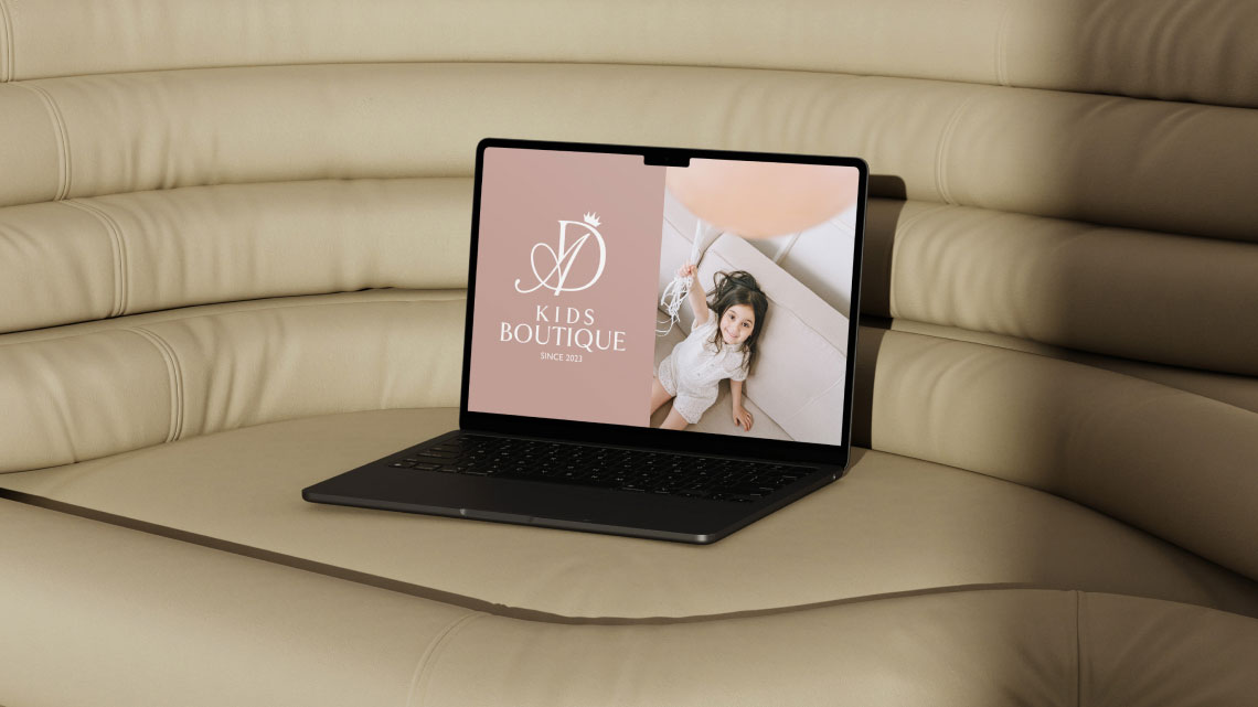 Огляд дизайну для бренду А&D Kids Boutique