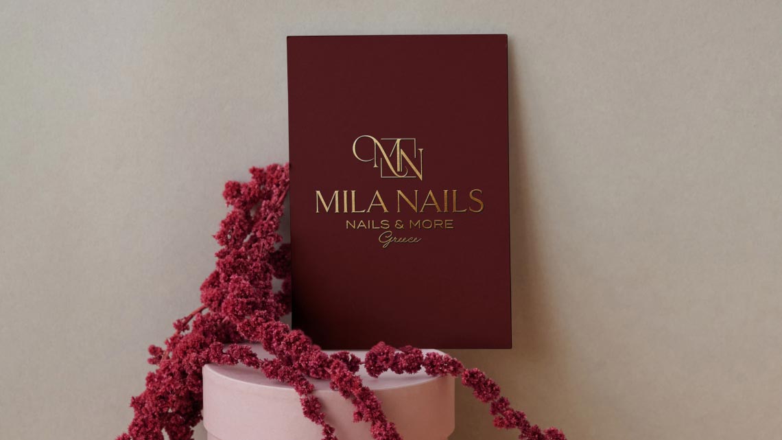 Огляд дизайну для бренду Mila Nails 