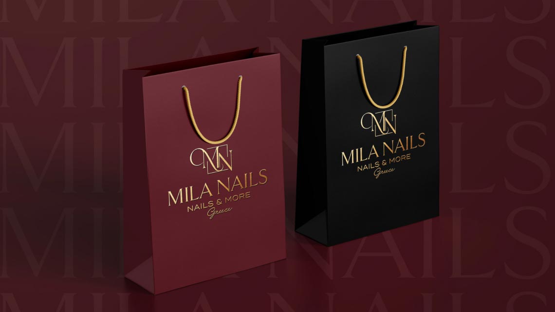 Огляд дизайну для бренду Mila Nails 