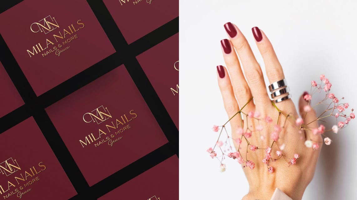 Огляд дизайну для бренду Mila Nails 