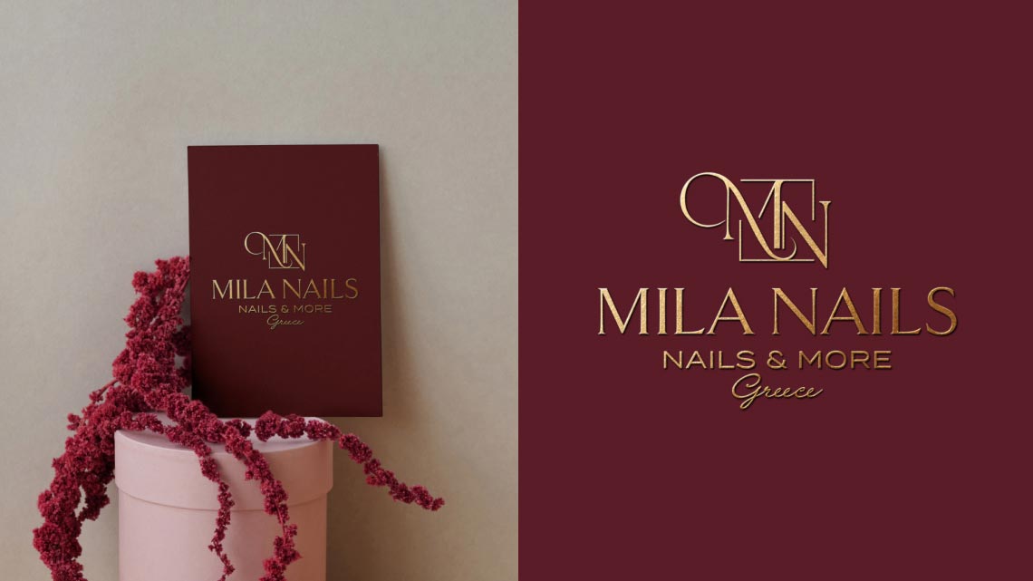Огляд дизайну для бренду Mila Nails 