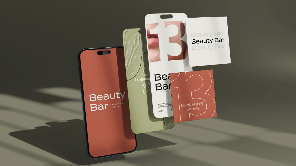 Design overview for the brand Beauty Bar