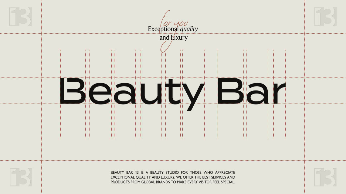 Design overview for the brand Beauty Bar