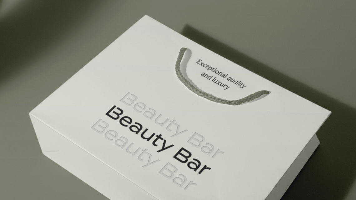 Design overview for the brand Beauty Bar