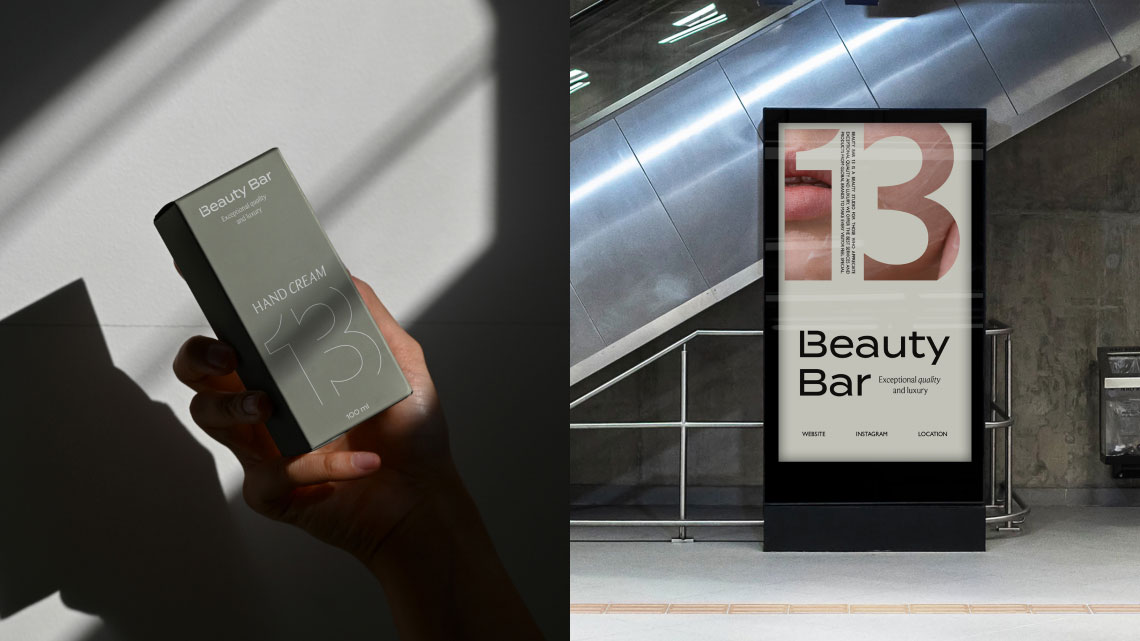 Design overview for the brand Beauty Bar