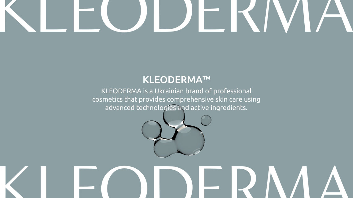 Design overview for the brand Kleoderma