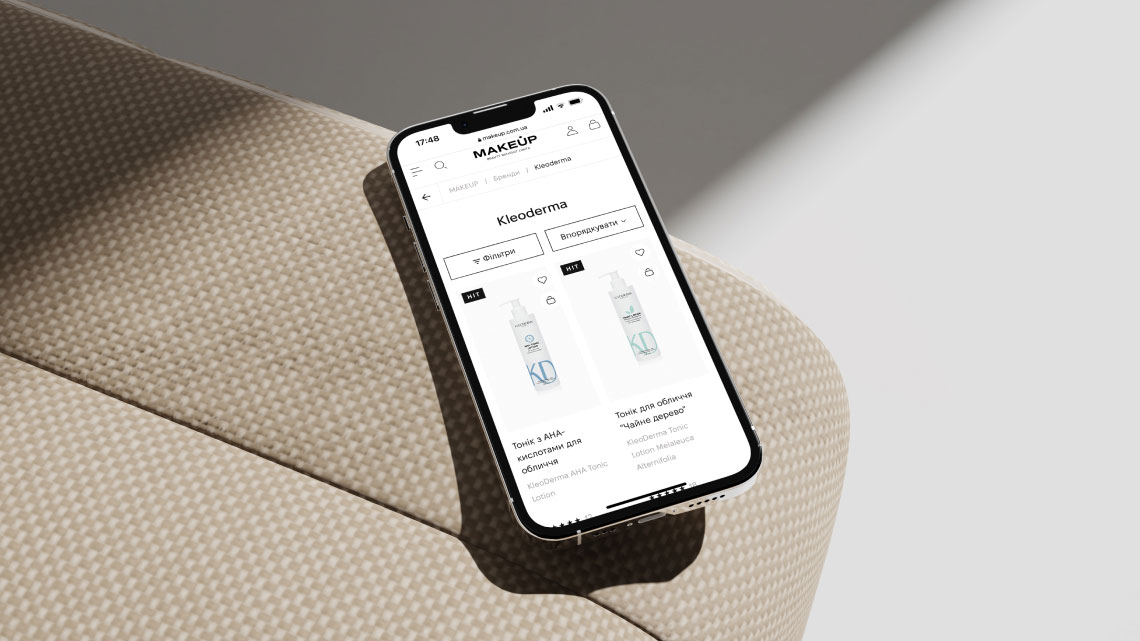 Design overview for the brand Kleoderma