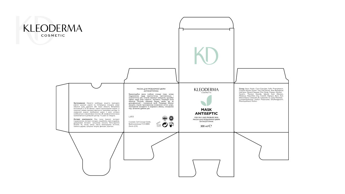 Design overview for the brand Kleoderma