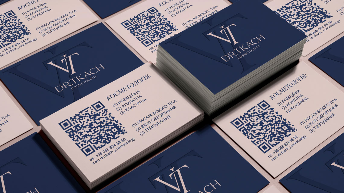 Design overview for the brand Dr.Tkach Cosmetology