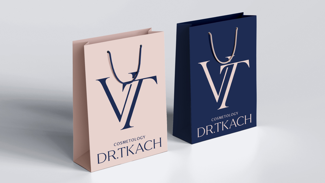 Design overview for the brand Dr.Tkach Cosmetology