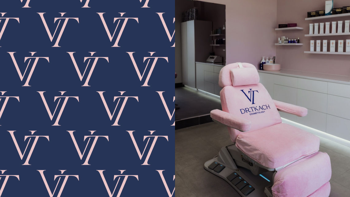 Design overview for the brand Dr.Tkach Cosmetology