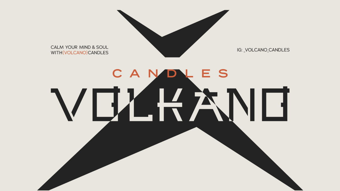 Огляд дизайну для бренду VOLCANO