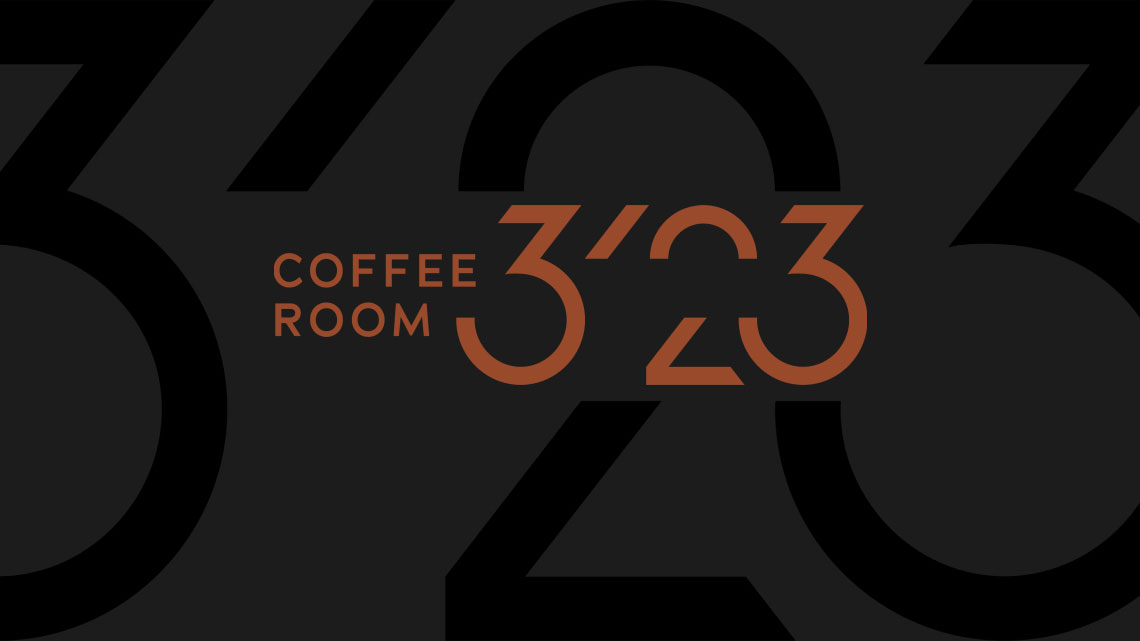 Design overview for the brand Coffee Room 3/23 (Rebranding)