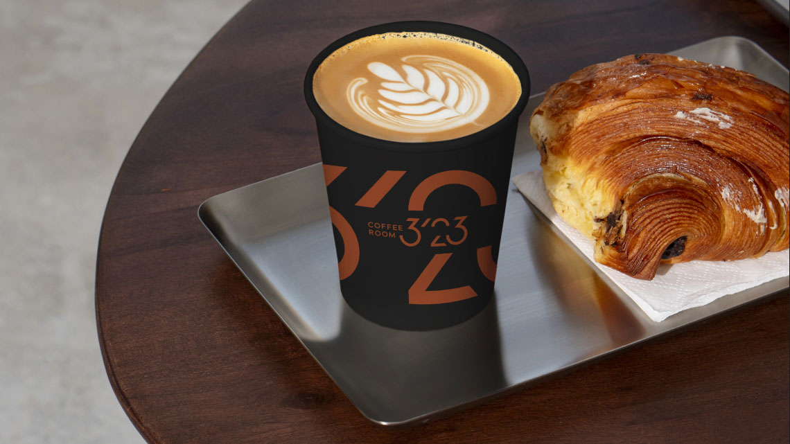 Design overview for the brand Coffee Room 3/23 (Rebranding)