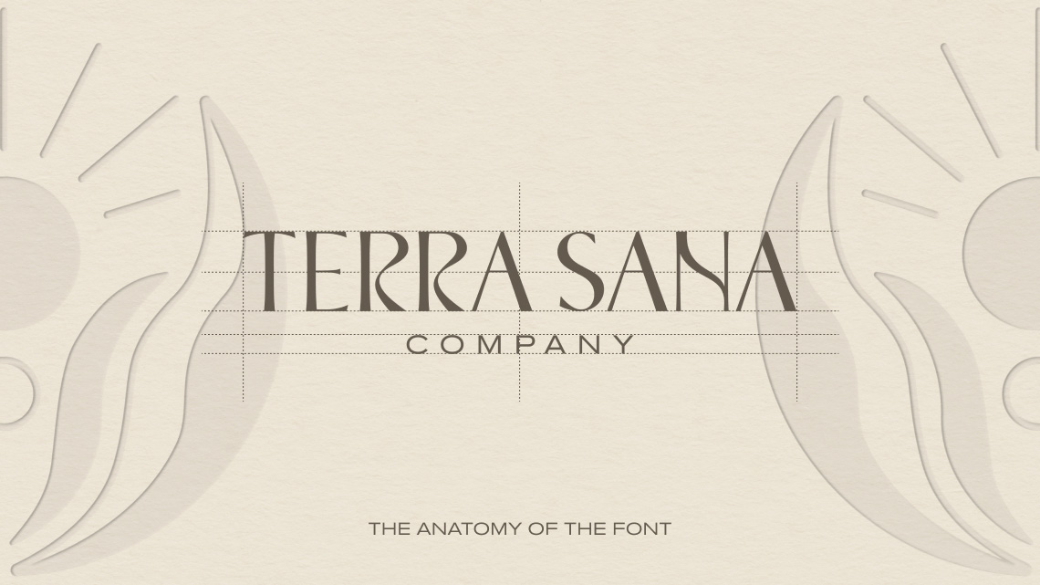 Обзор дизайна для бренда TERRA SANA