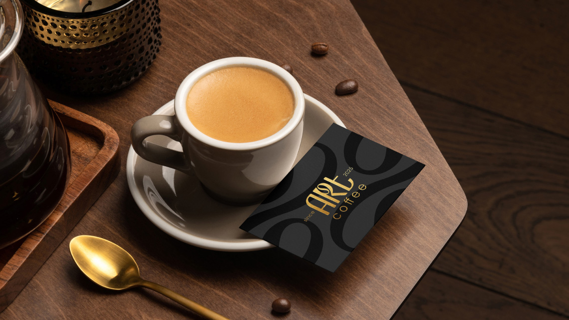 Обзор дизайна для бренда ART COFFEE
