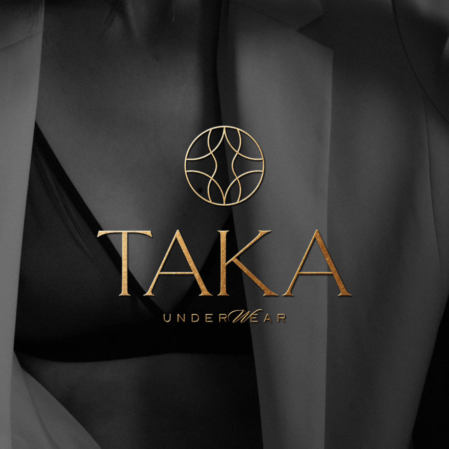 Logo and design development for brand Taka