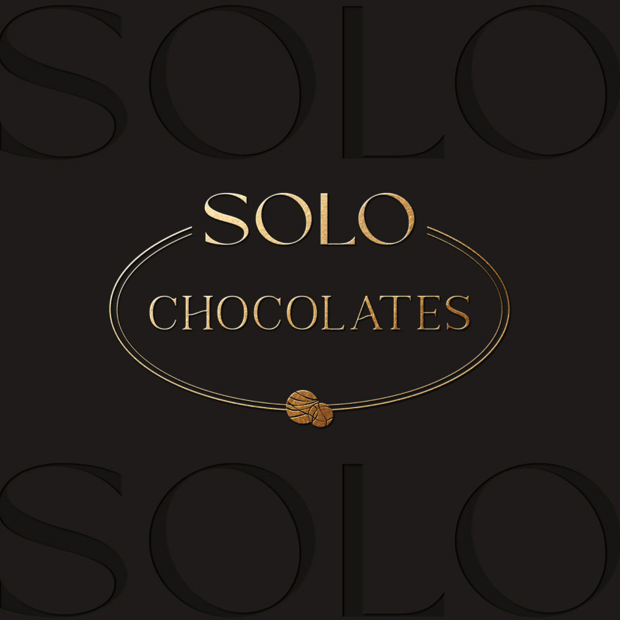 Logo and design development for brand Solo Chocolates