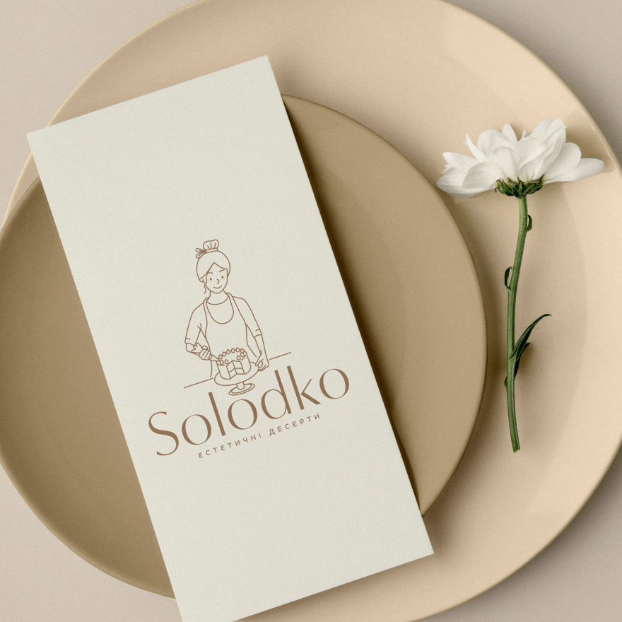 Logo and design development for brand Solodko