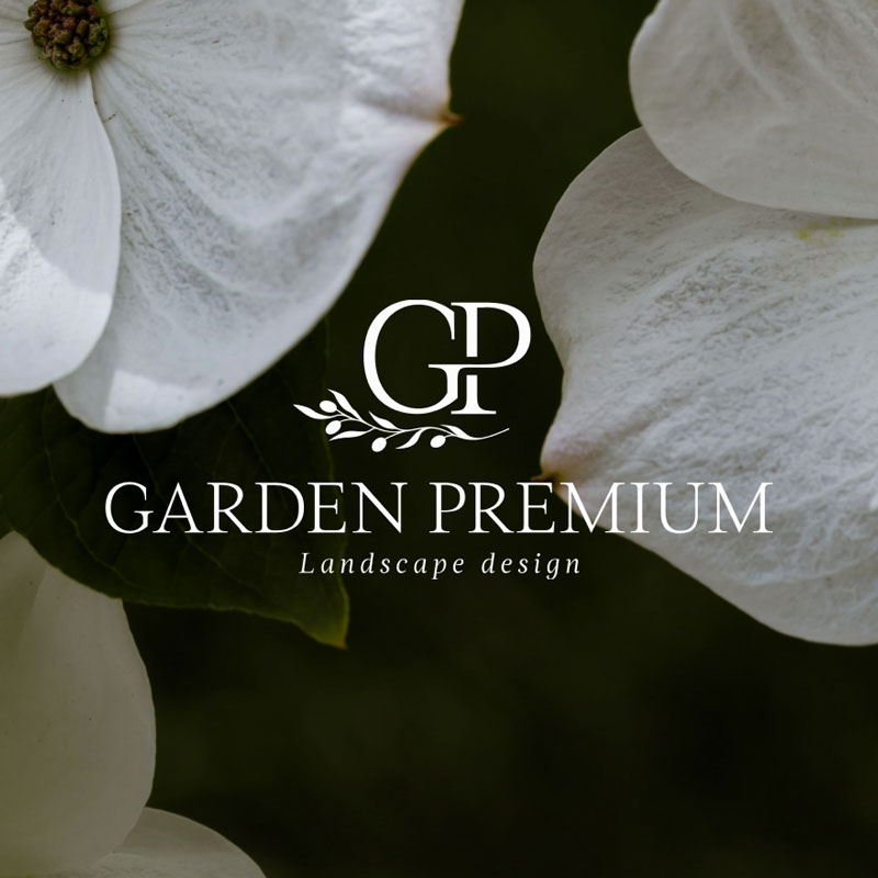 Logo and design development for brand Garden Premium