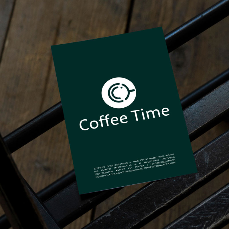 Logo and design development for brand Coffee Time