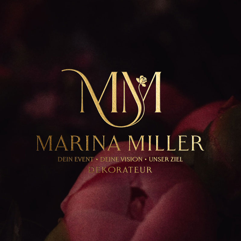 Logo and design development for brand Marina Miller