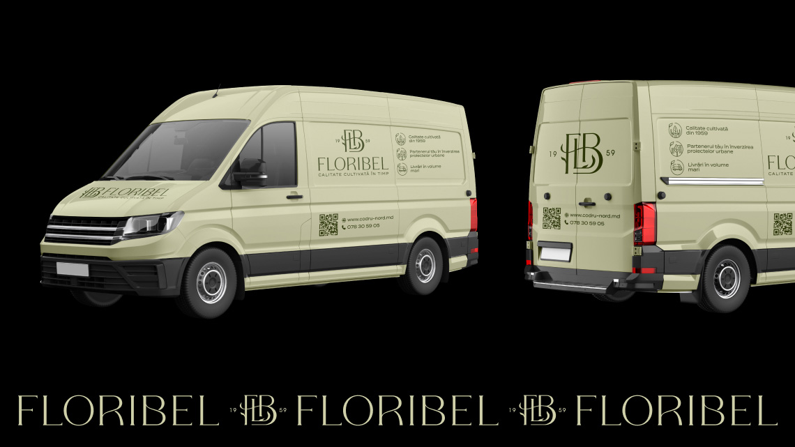 Огляд дизайну для бренду Floribel