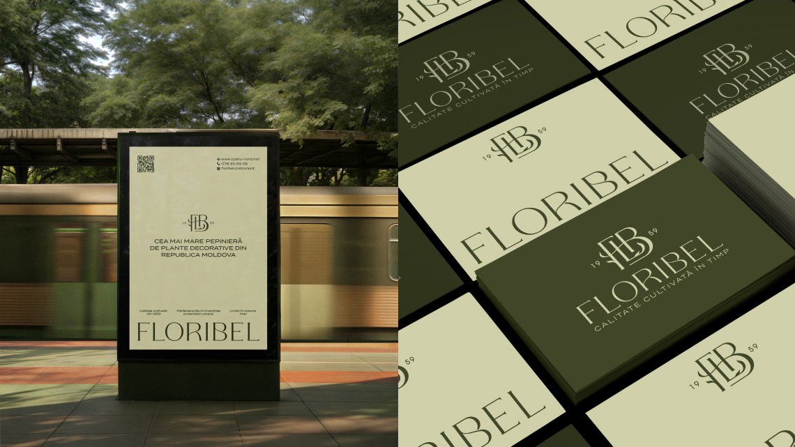 Огляд дизайну для бренду Floribel
