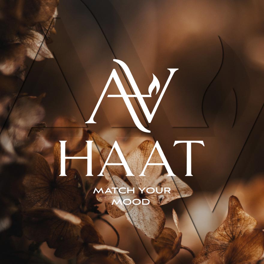 Logo and design development for brand HAAT