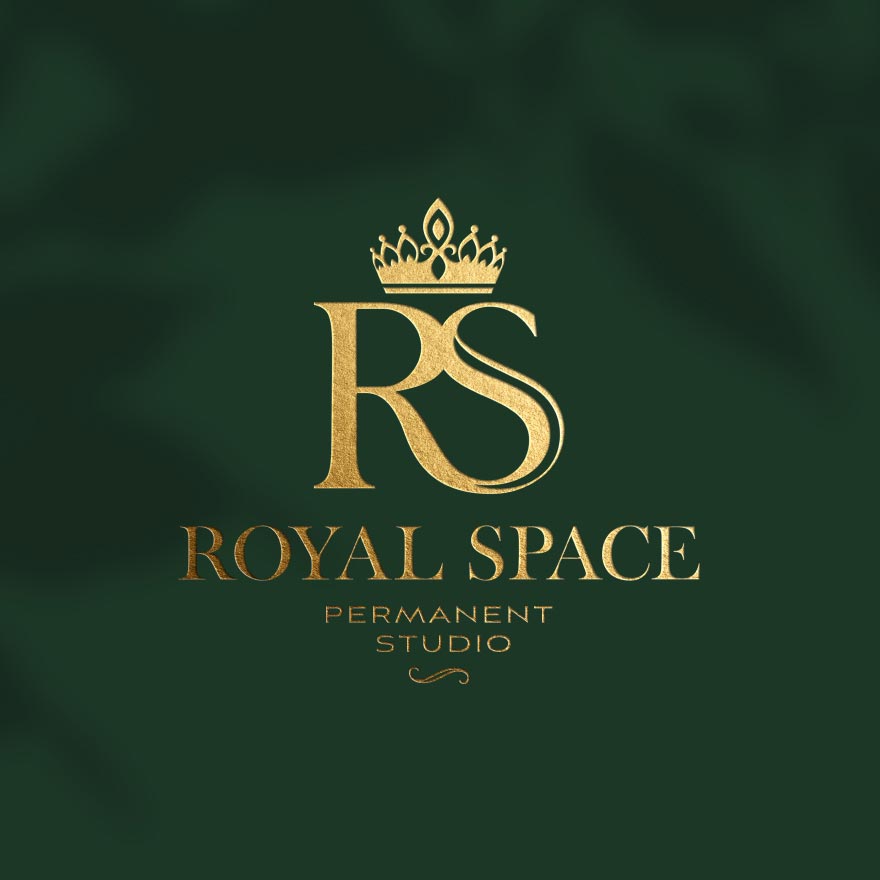Logo and design development for brand Royal Space