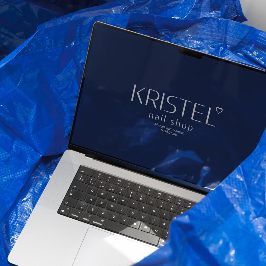 Logo and design development for brand Kristel