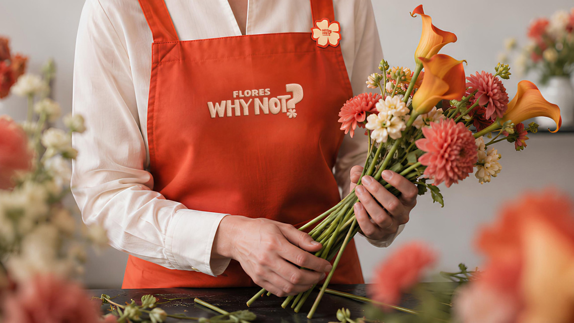 Обзор дизайна для бренда WHY NOT FLORES