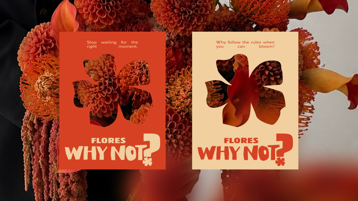 Огляд дизайну для бренду WHY NOT FLORES