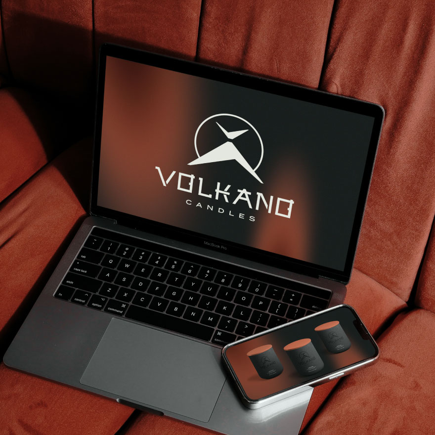 Обзор дизайна для бренда VOLKANO